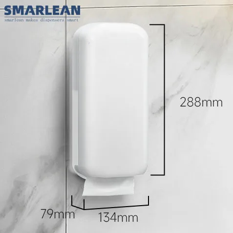 Smarlean Commercial Af2 Interfold Toilet Paper Dispenser M Fold Interleave Tissue Dispenser