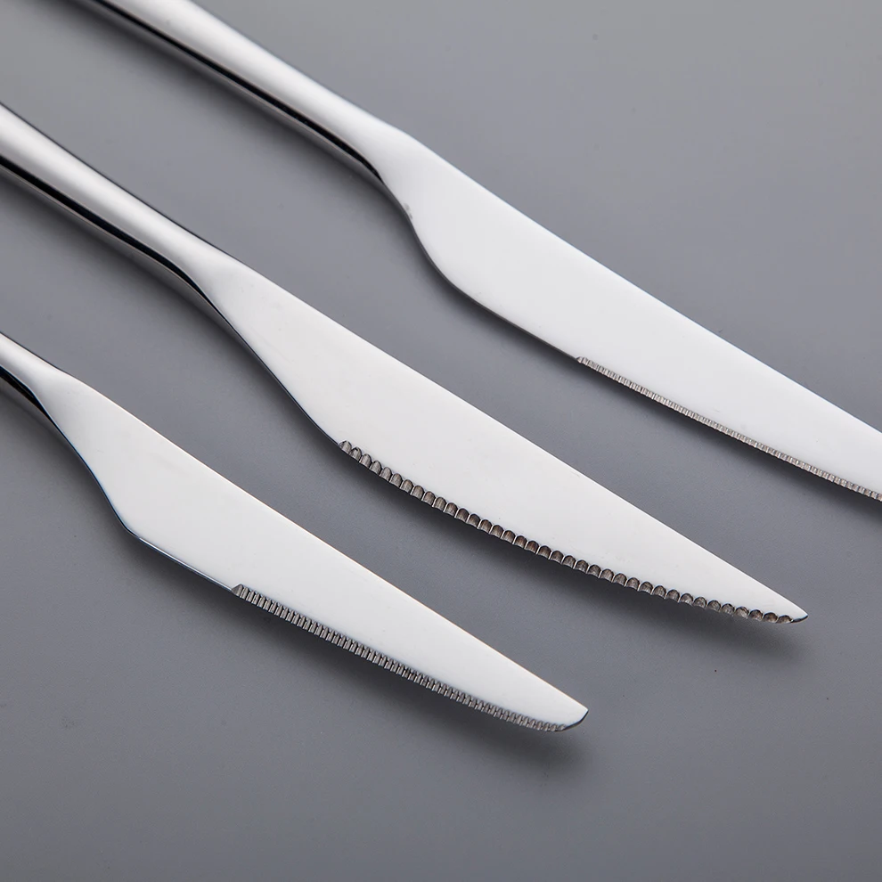 Classic Bulk Cutlery Mirror Silverware Wedding Party Fruit & Dessert Fork Flatware Sets Home Use Cutlery Set 304 Stainless Steel