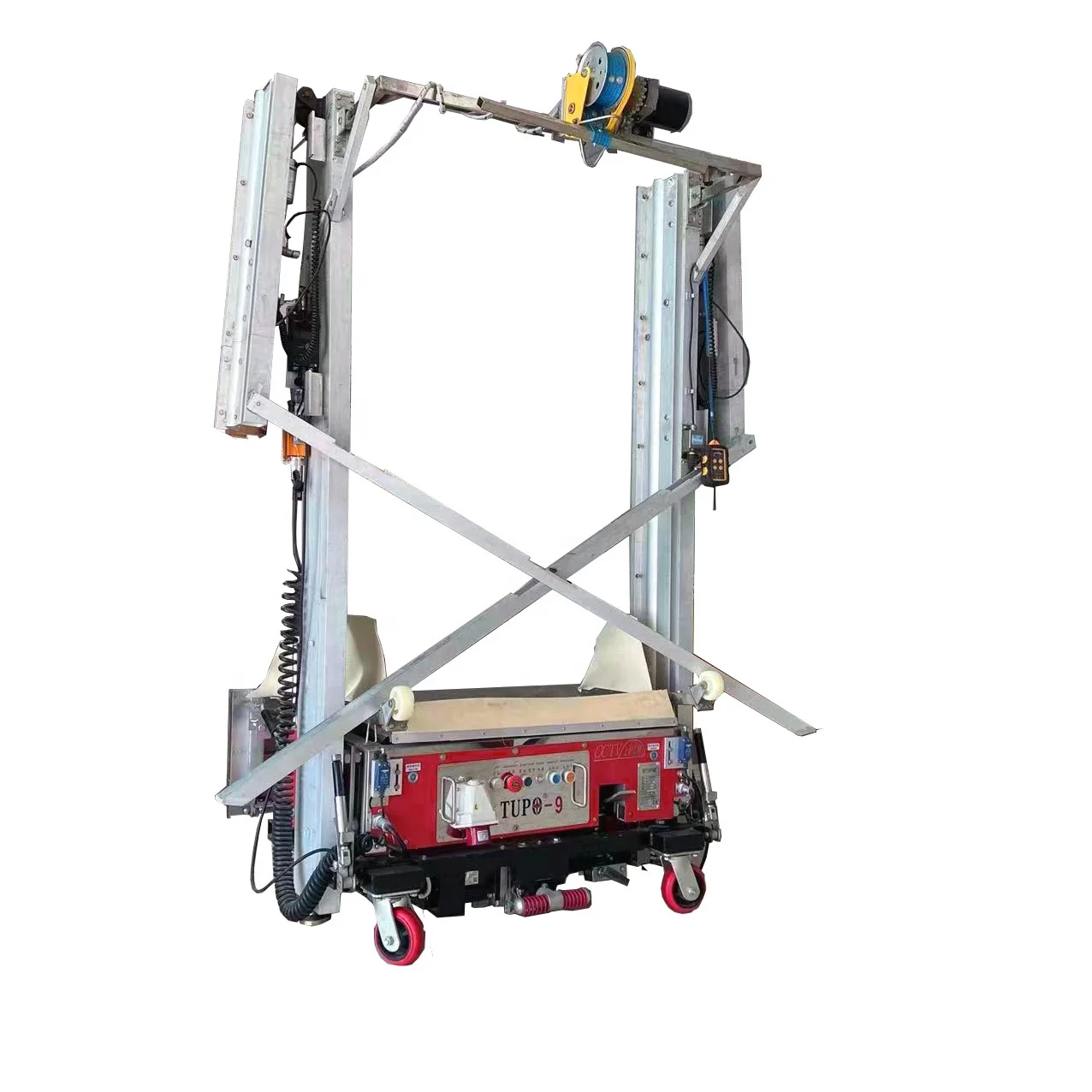 automatic construction putty tools tupo block wall mortar cement plaster rendering machines wall plastering cement machine price