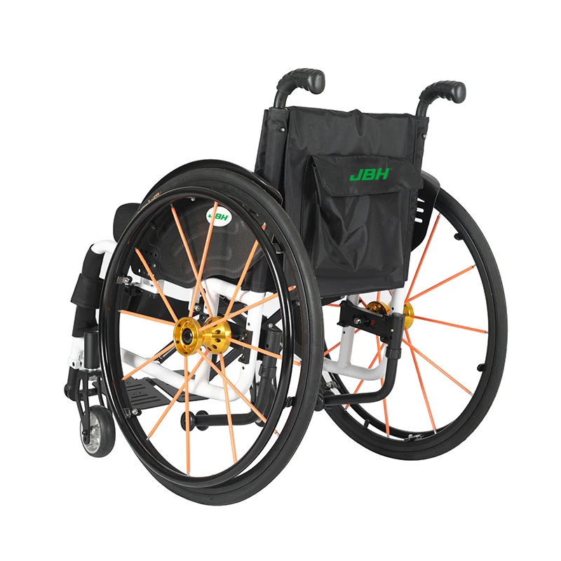 JBH New Style Design Lightweight  Portable  Colourful Manual Titanium Wheelchair