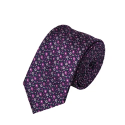 Wholesale Custom Trendy Fashion Polyester NeckTies Jacquard Business Skinny Ties
