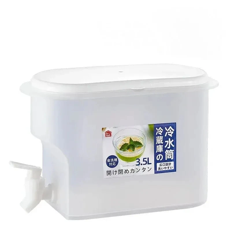 Jug Tap Cold Water Container Bottle Tap Dispenser Kettle Lemonade WithTap Dispenser For Beverage Cold Water Jug Cold Kettle