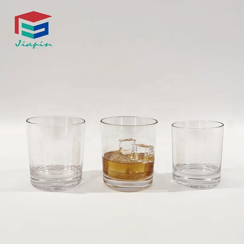 
8 oz. Customizable PC Plastic Old Fashioned Glass Polycarbonate rock Tumbler 