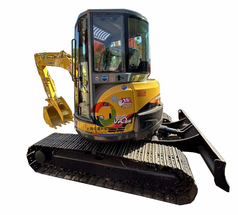 Best Price Yanmarr 55 excavator Small Digger Micro Hydraulic Mini Rubber crawler used yanmar vio55-5b multifunctional excavator