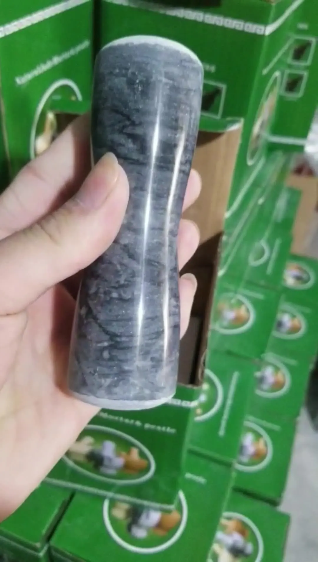 Garlic mortar stone mortar natural marble garlic mortar