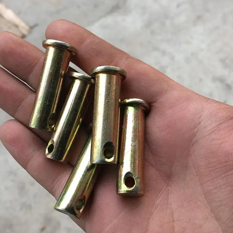 Pin shaft with holes DIN1434 Clevis Pin With Small Head And Split Pin Hole Carbon