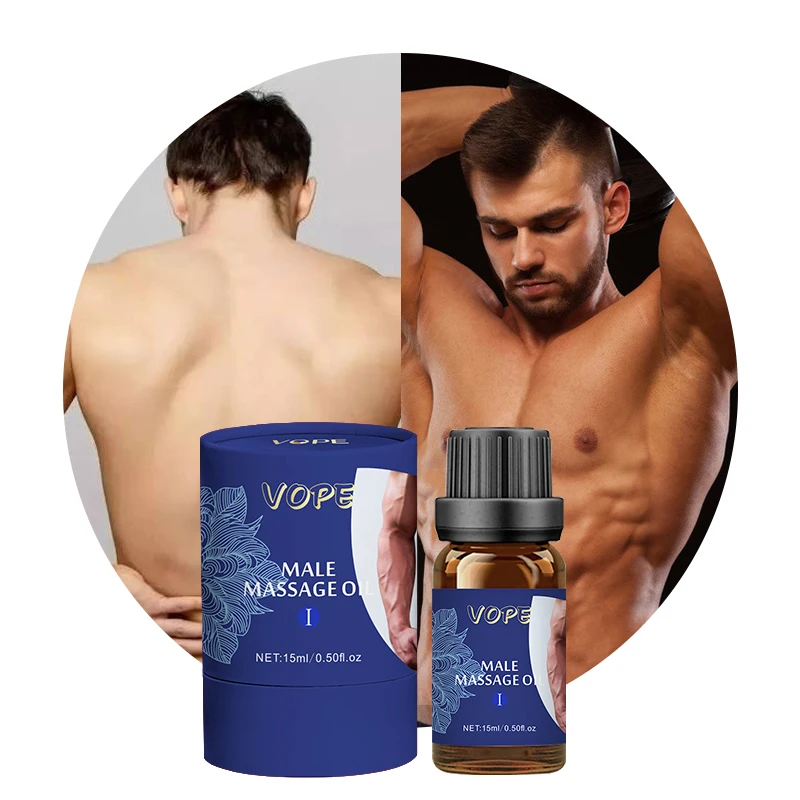 Private Label effectively promote blood circulation Organic Natural massage oil for men