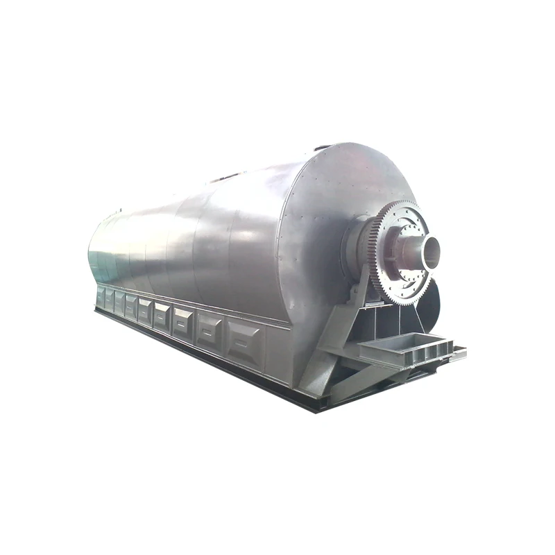 Factory supplies intermittent tire pyrolysis system rubber pyrolysis