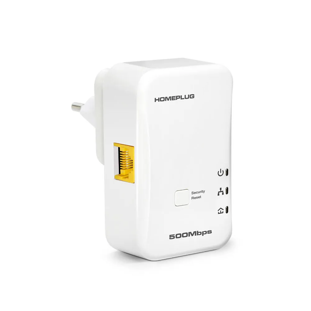 500Mbps Powerline adapter ethernet smart homeplug av500Mbps PLC for CCTV Camera