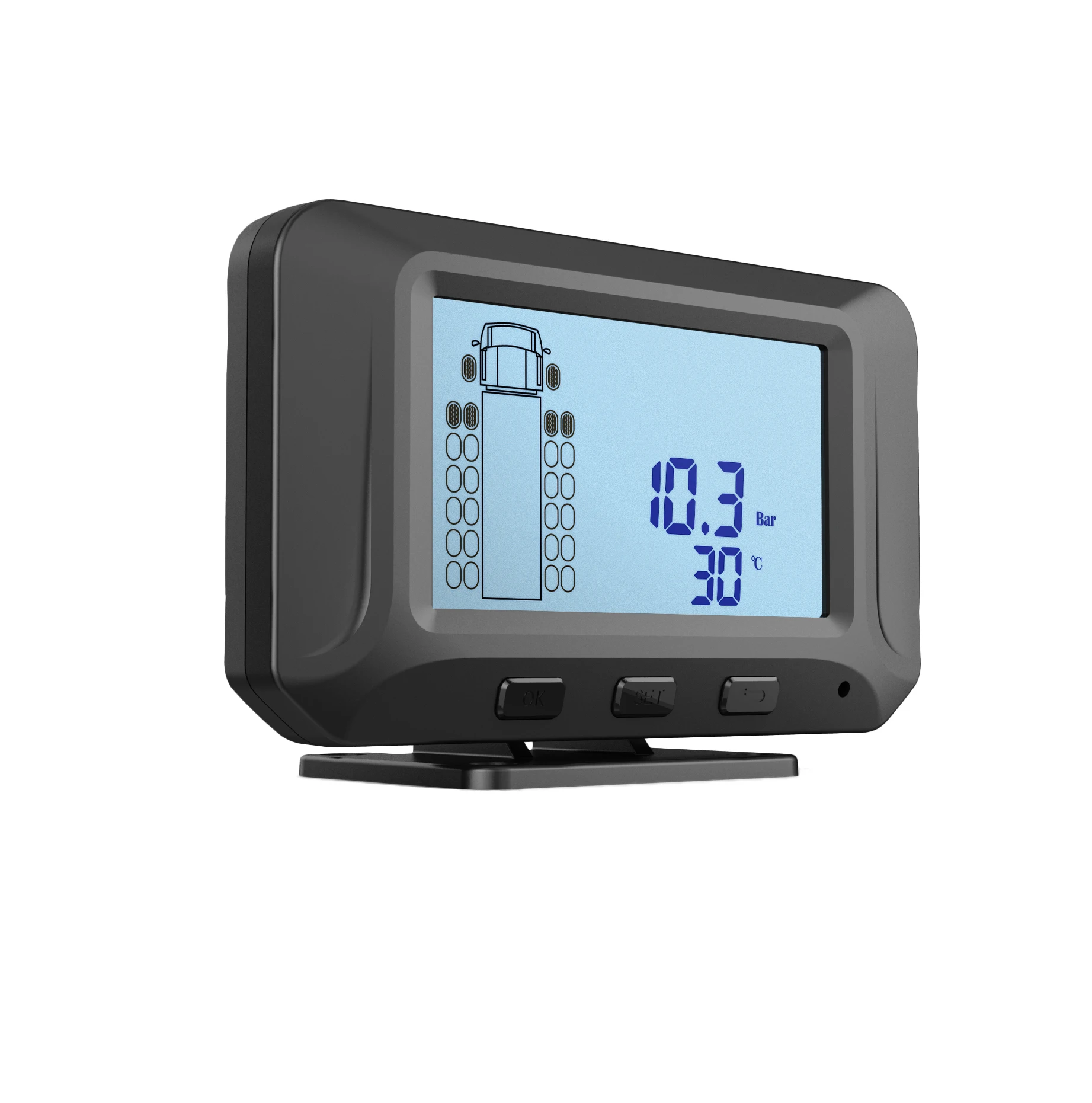 TPMS for truck and bus with internal and external sensor 26 tires display tire pressure monitoring