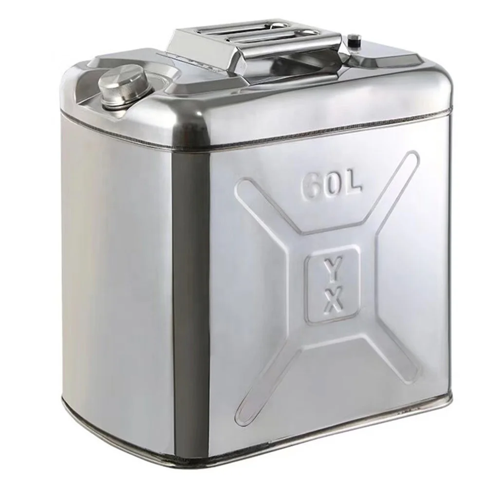High Capacity Metal Thicken 50L 60L 70L 80L Storage Gasoline Diesel Oil Fuel Tank Jerry Cans Canisters