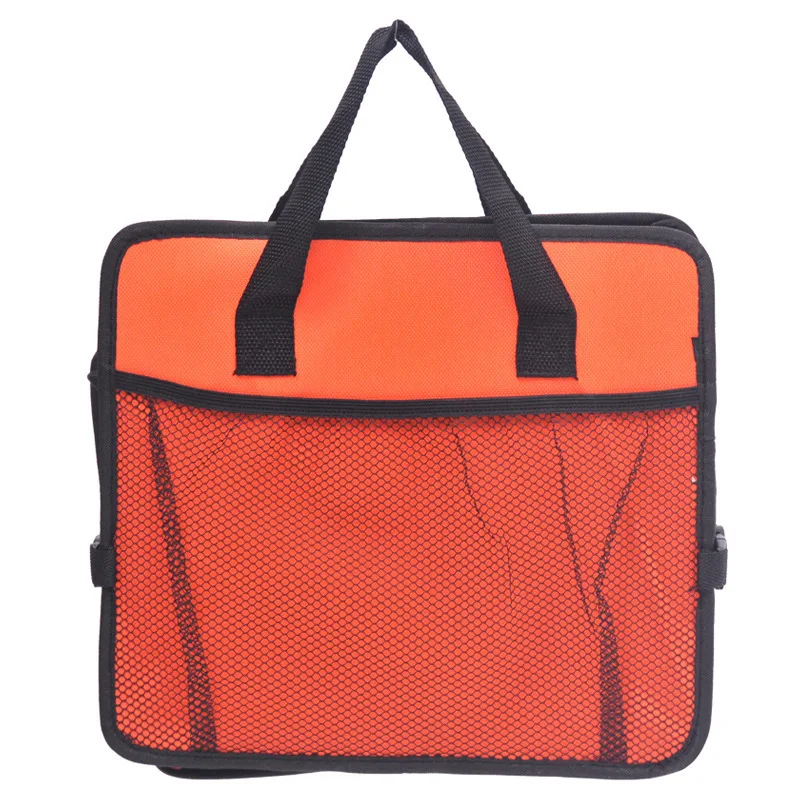 Custom Wholesale Oxford Portable Folding Car Trunk Storage Organizer Box with Insulated Area