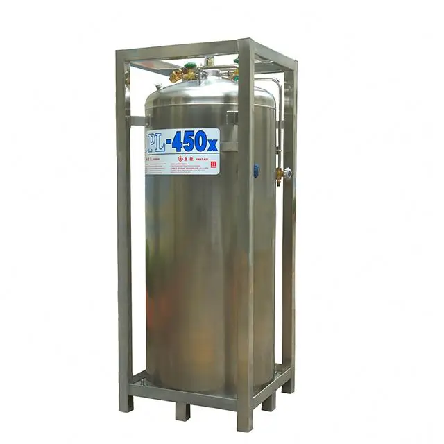 210L 1.4MPa Cryogenic Liquid Nitrogen Dewar Bottle From China Factory