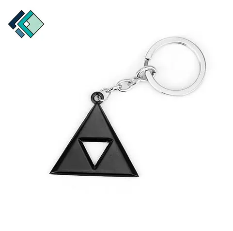 Hot Sale Game Keychain Master Skyward Sword Wild Eye Keyring Key Chains Shield Harp Key Rings Custom Metal Key Ring Key Tag