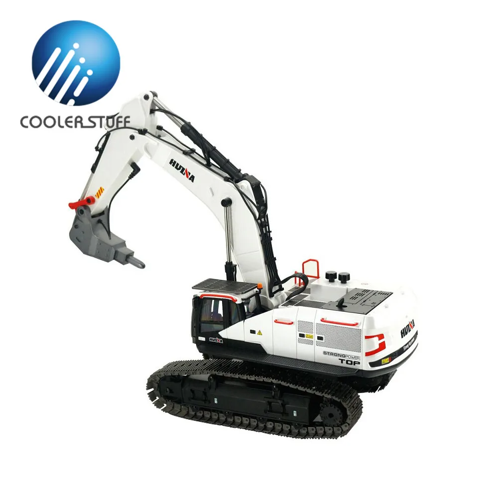 Coolerstuff HUINA 1594 4in1 excavadora 4in1 excavator toy remote control machine construction car model