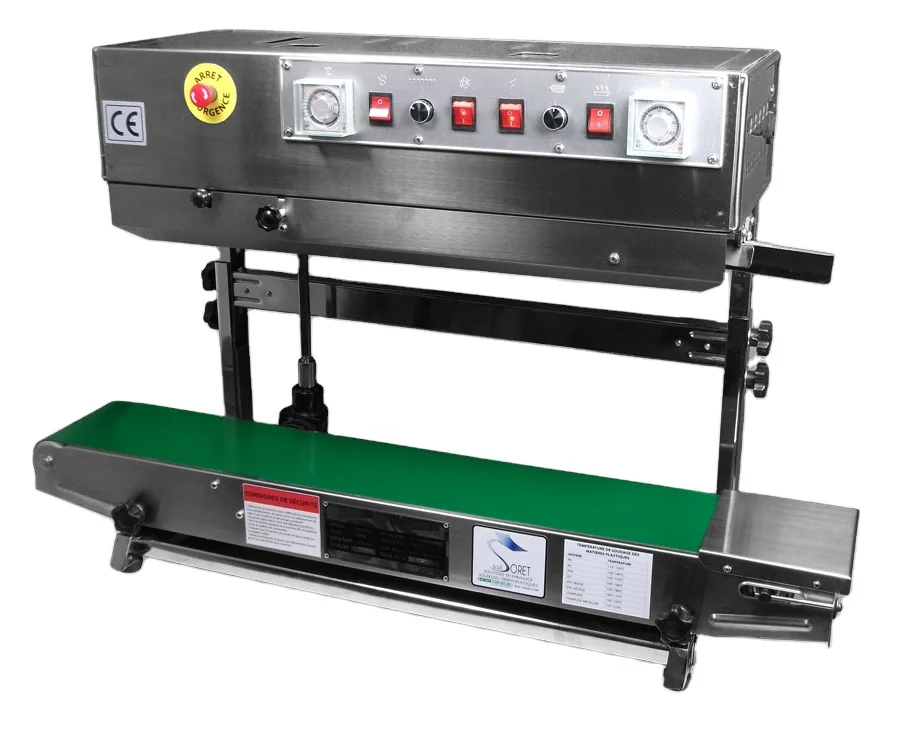 Портативная вертикальная и горизонтальная машина для закрытия пластиковых пакетов с принтером