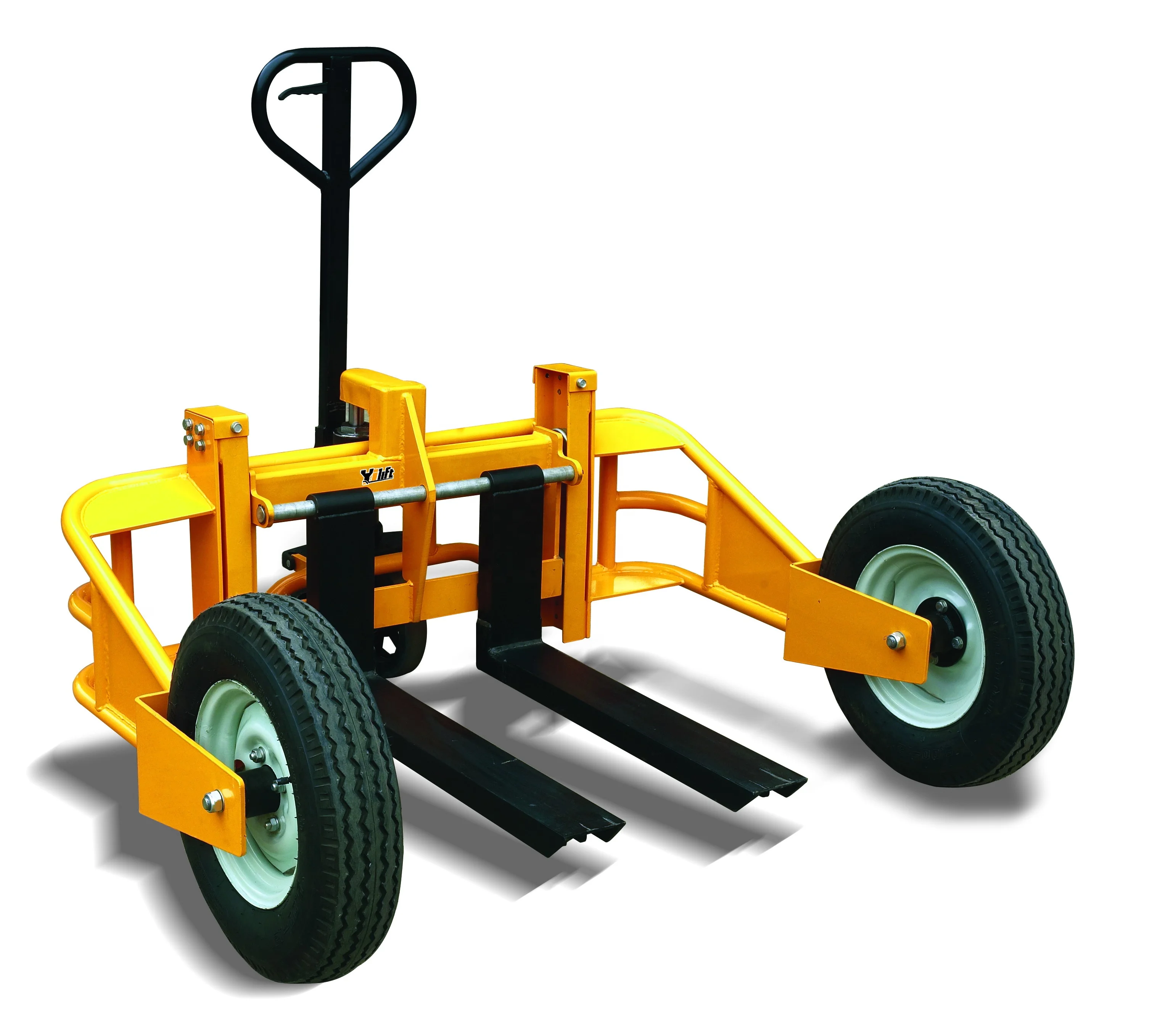 
Guangzhou yellow color Rough Terrain Pallet Truck All Terrain Pallet Jack 