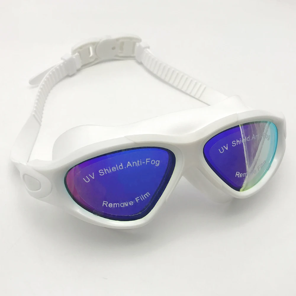 Adult Multi Color and PC Lens Swimming Glasses Anti fog New Swim Goggles