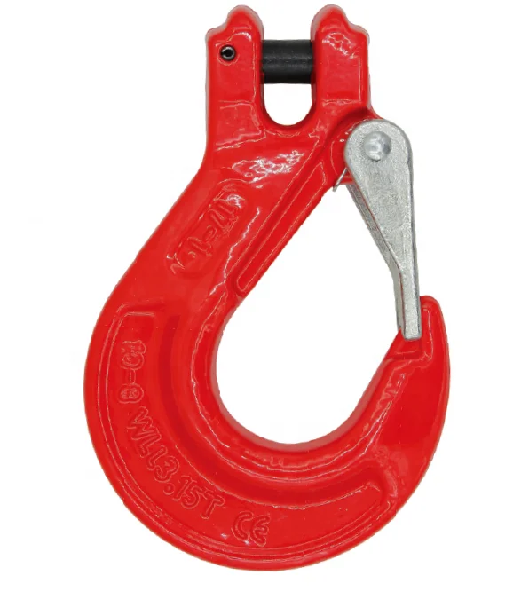 Grade 80 Clevis slip hook with latch / Lifting rigging use with chain sling