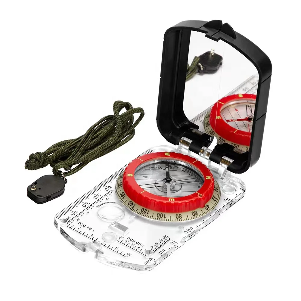 Открытый кемпинговый компас геологический флуоресцентный портативный цифровой уличные инструменты для скалолазания туризма кемпинга