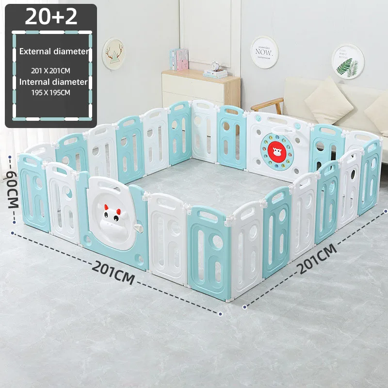 Plastic Baby Fence Folding Playpen for Baby Fence