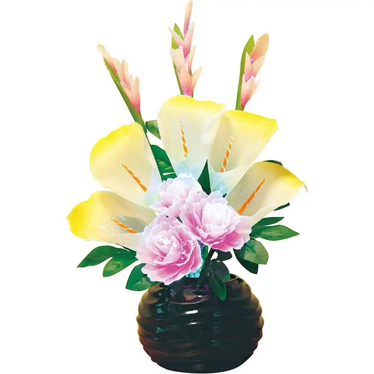 Wholesale luminous butterfly orchid light up artificial flowers with led