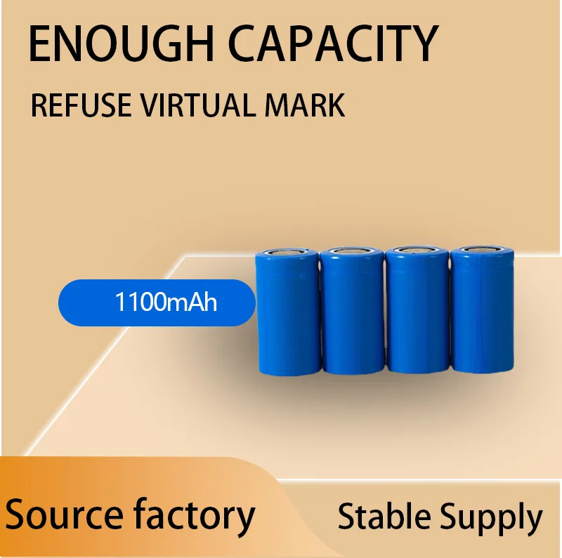 good quality high capacity 18350 3.7v 800mAh 900mAh 1100mAh rechargeable battery cell rechargeable Li-ion lithium battery cell