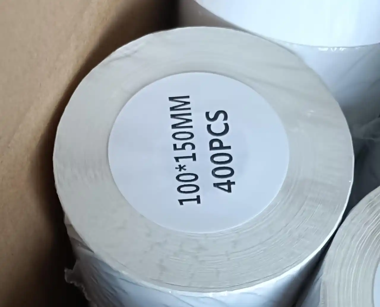 Heat Sensitive Weighing Scale Price Tag Adhesive Paper Printing Direct Thermal Label Custom Sticker Roll for Dymo/Zebra Printer
