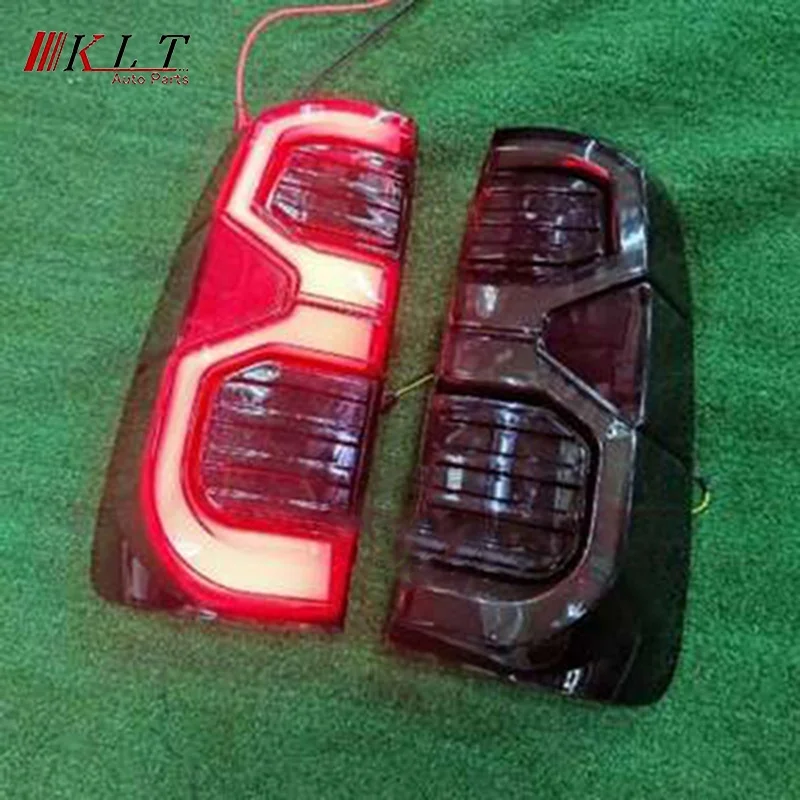 KLT high quality LED tail light for 2004-2015 hilux Vigo smoke Led tail light rear stop light for toyota vigo car