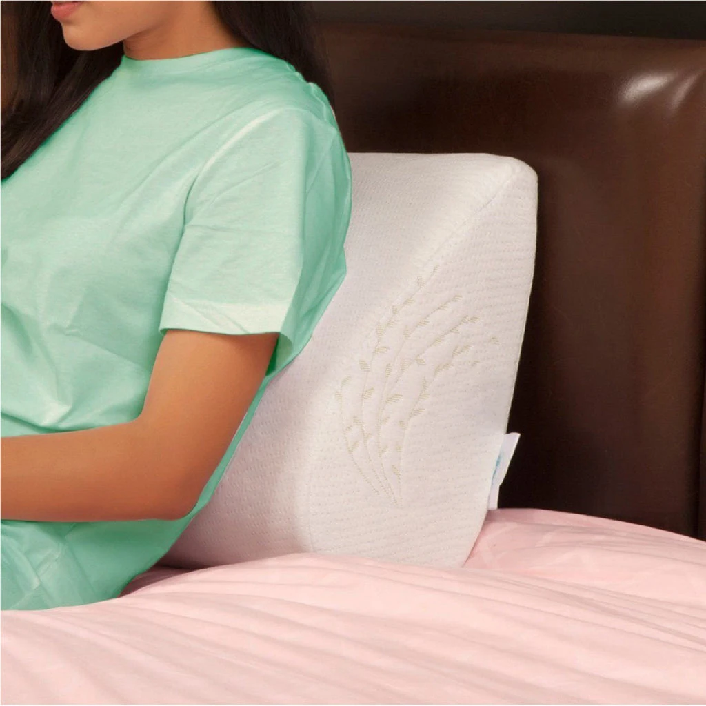 Small Size Seniors Leg Foot Back Elevation Rest Memory Foam Snore Incline Wedge Pillows Wedges For Sleeping Acid Reflux And Gerd
