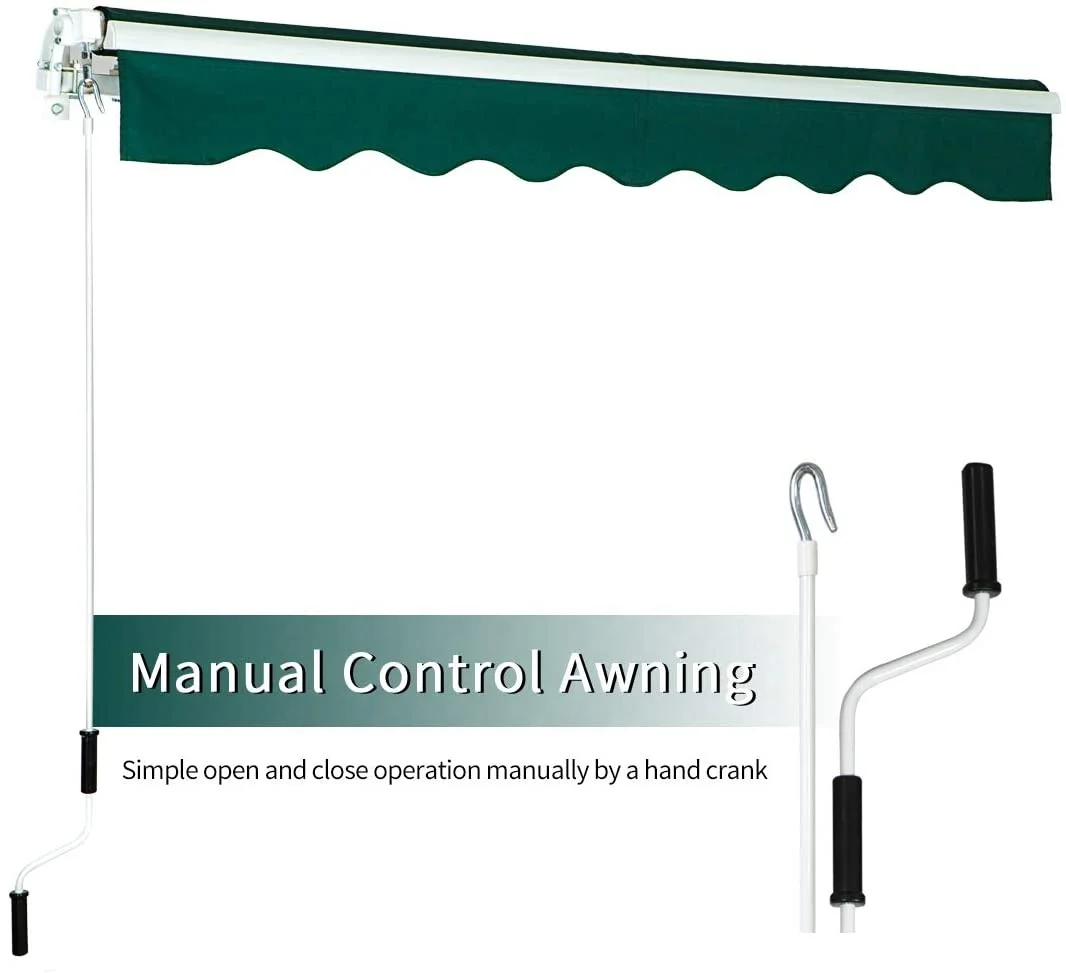 Aluminum Electric Motor retractable roof awning pergola standing wind out awning for terraces