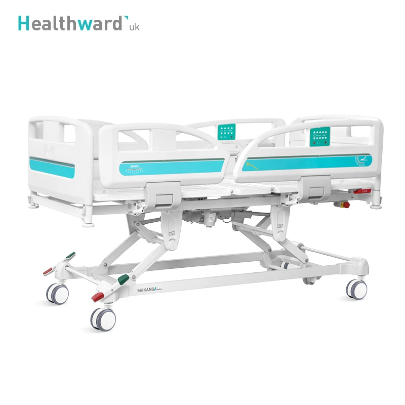 Y8t Healthward Multifunction Patient Used Hospital Bed Price Clinic Metal Foldable Adjustable Electric Medical ICU Bed