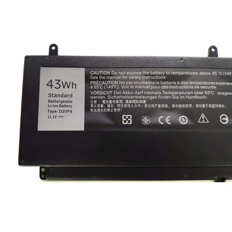 Аккумулятор для ноутбука D2VF9 3 ячейки Dell Inspiron 15 7547 7548 Vostro 5459 0PXR51 0YGR2V литиевая батарея 11 1 В 43Wh