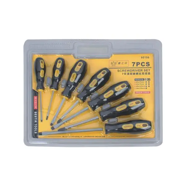 7 pieces multi-purpose combination screw with strong magnetic set professional screw chromium vanadium  adjustable heat treated