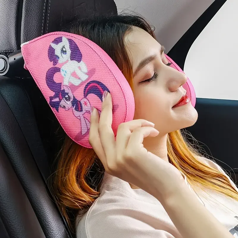 Car Neck Headrest Pillow Cushion, Car Seat Memory Foam Pad Sleep Side Head Telescopic Support On Cervical Spine For Adults Child