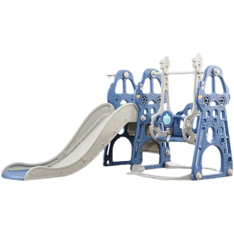 Домашняя игрушка для малышей детская пластиковая маленькая горка и комнатная набор качелей детей