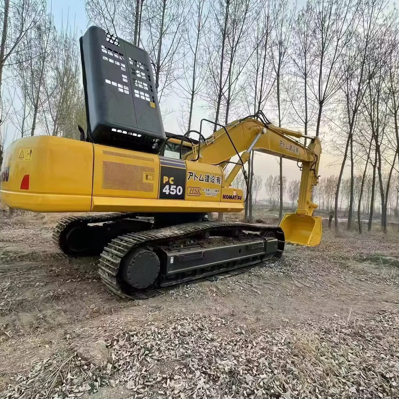 Cheap Komatsu Excavator 45t crawler machine PC450 used mining excavator, komatsu PC450 490 used heavy equipment for sale