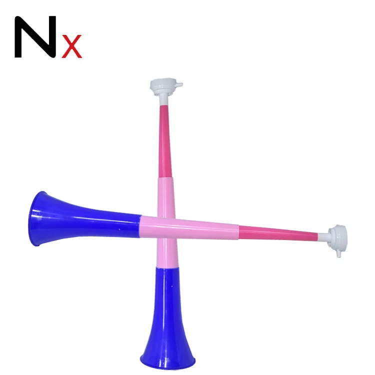 
Nuoxin High quality football game air horn plastic soccer fan promotional vuvuzela 