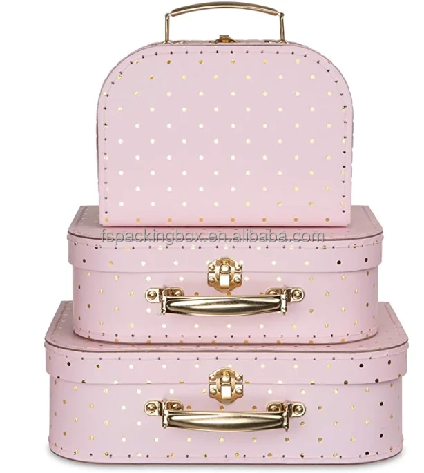 Китайский поставщик лучший популярный детский картонный чемодан игрушка Детский коробка