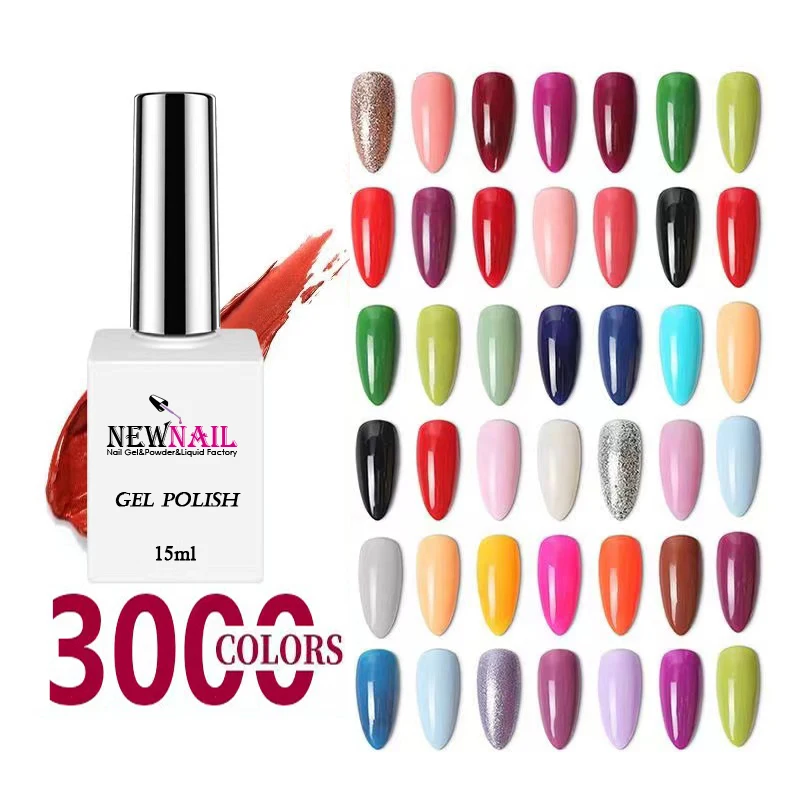 Professional Custom Private Label UV Soak-Off Gel Nail Polish for Nail Art LED Light Source 15ml Volume Free Sample for Salons