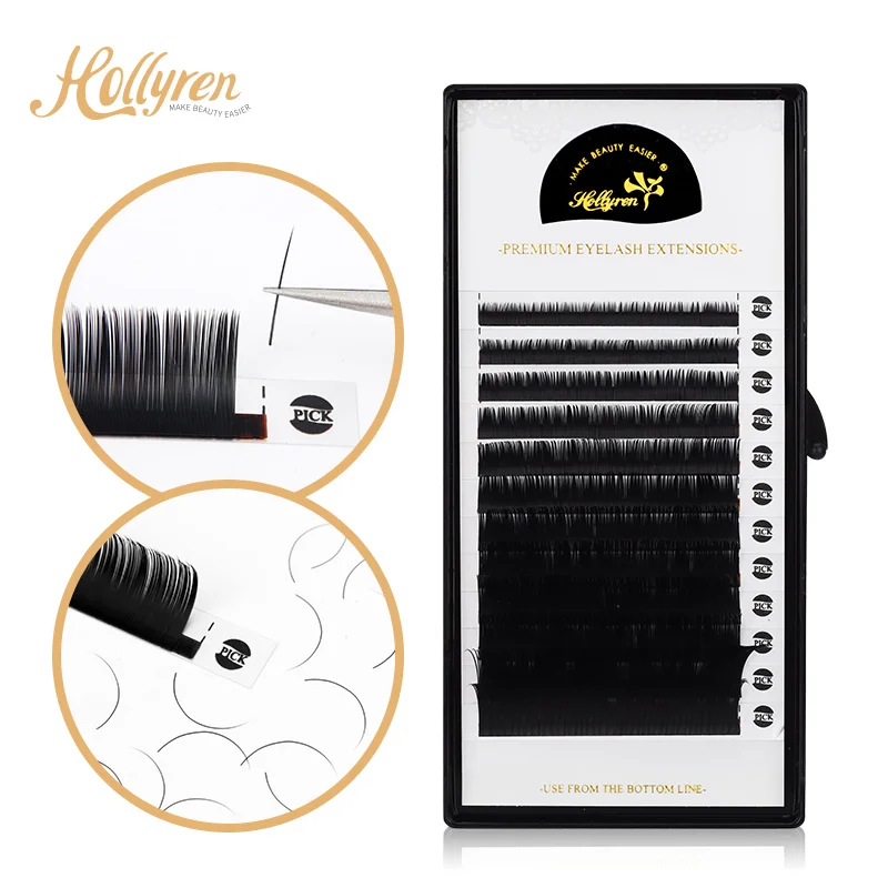 Private Label Lash Extention Tray Supplies 25mm Cashmere Mink Silk Individual Russian Mega Volume Eyelash Pesta
