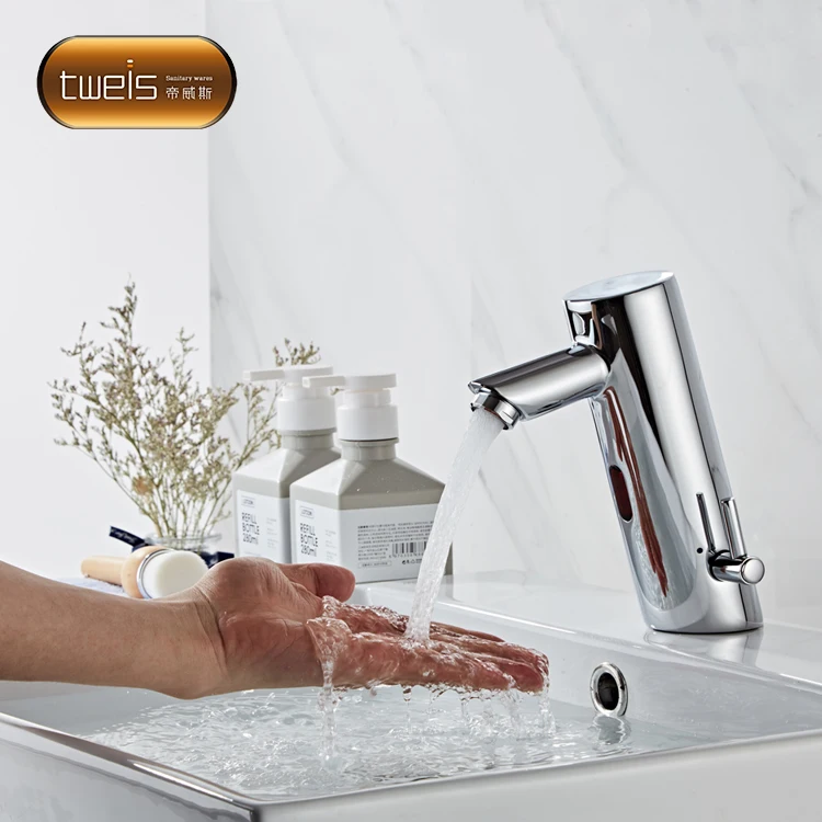 2020 Excellent quality and fashion cheap cheapest price pillar cock gold/matt black sensor faucet