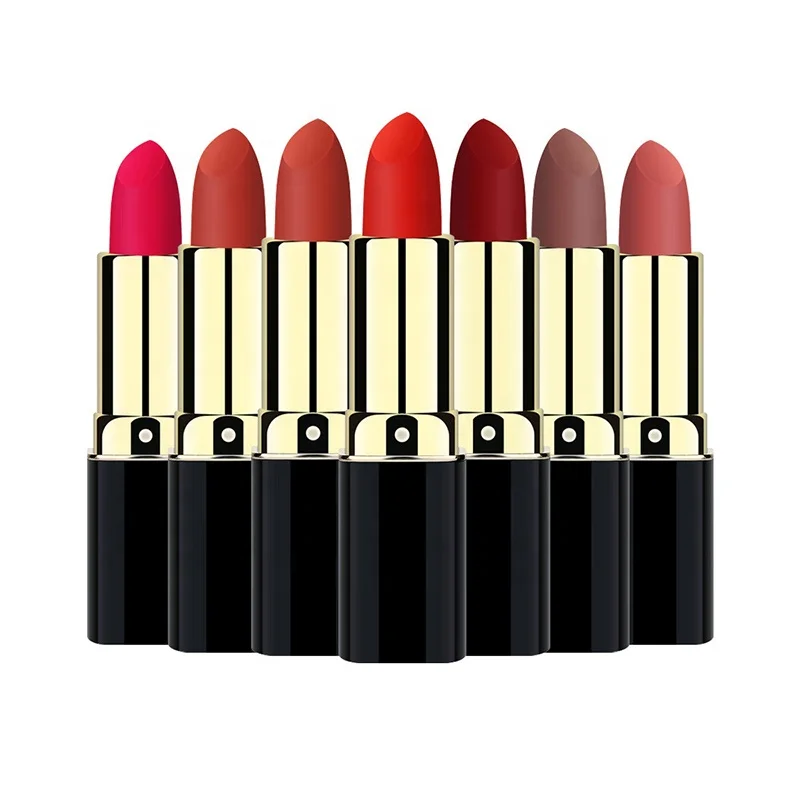 Custom High Quality Organic Nude Lipstick Makeup Matte Waterproof OEM Private Label Vegan Lipstick