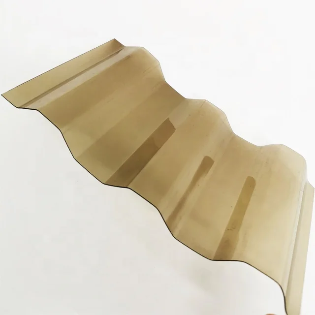 roofing material uv treated polycarbonate corrugated sheet