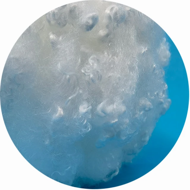 15D64MM Virgin FR hcs fiber siliconized for filling