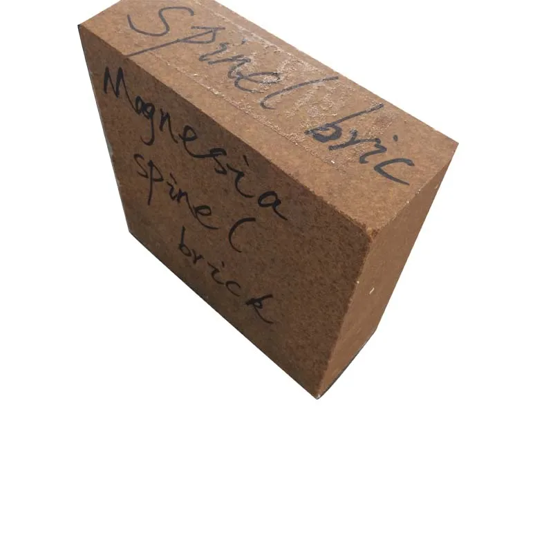China manufacturer Alumina Industry Refractory Magnesia Aluminate Spinel Brick for VOD Refining Furnace