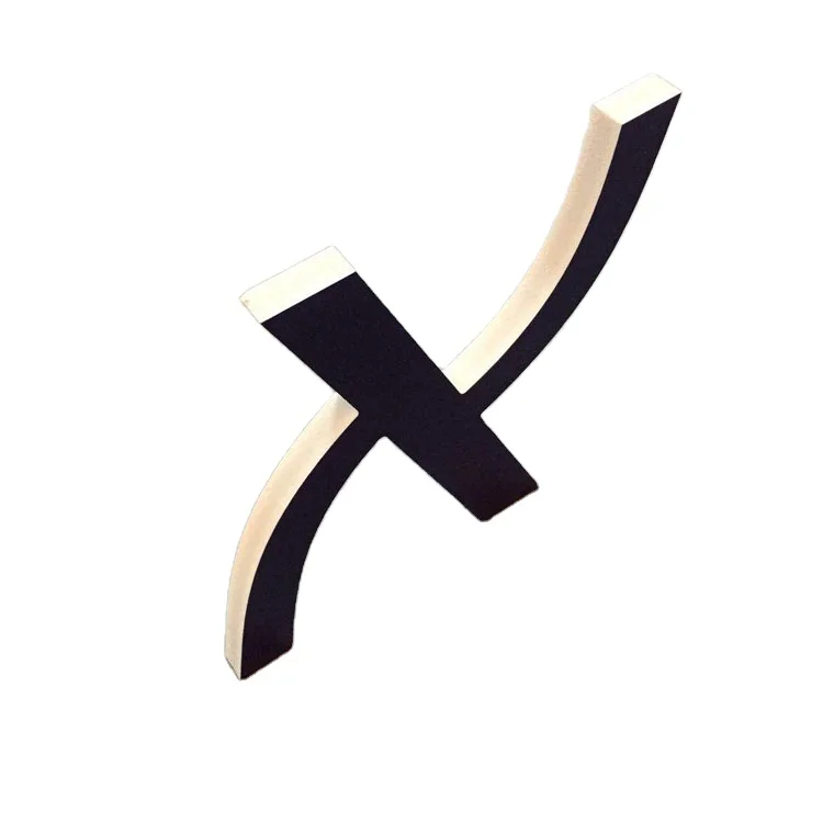 wholesale price Custom rigid pvc plastic signs shop logo design letters led sign for advertising