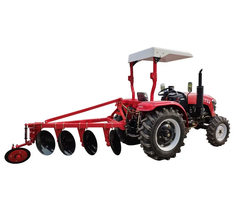70hp 4wd canopy model disc plough tractors best quality for sale