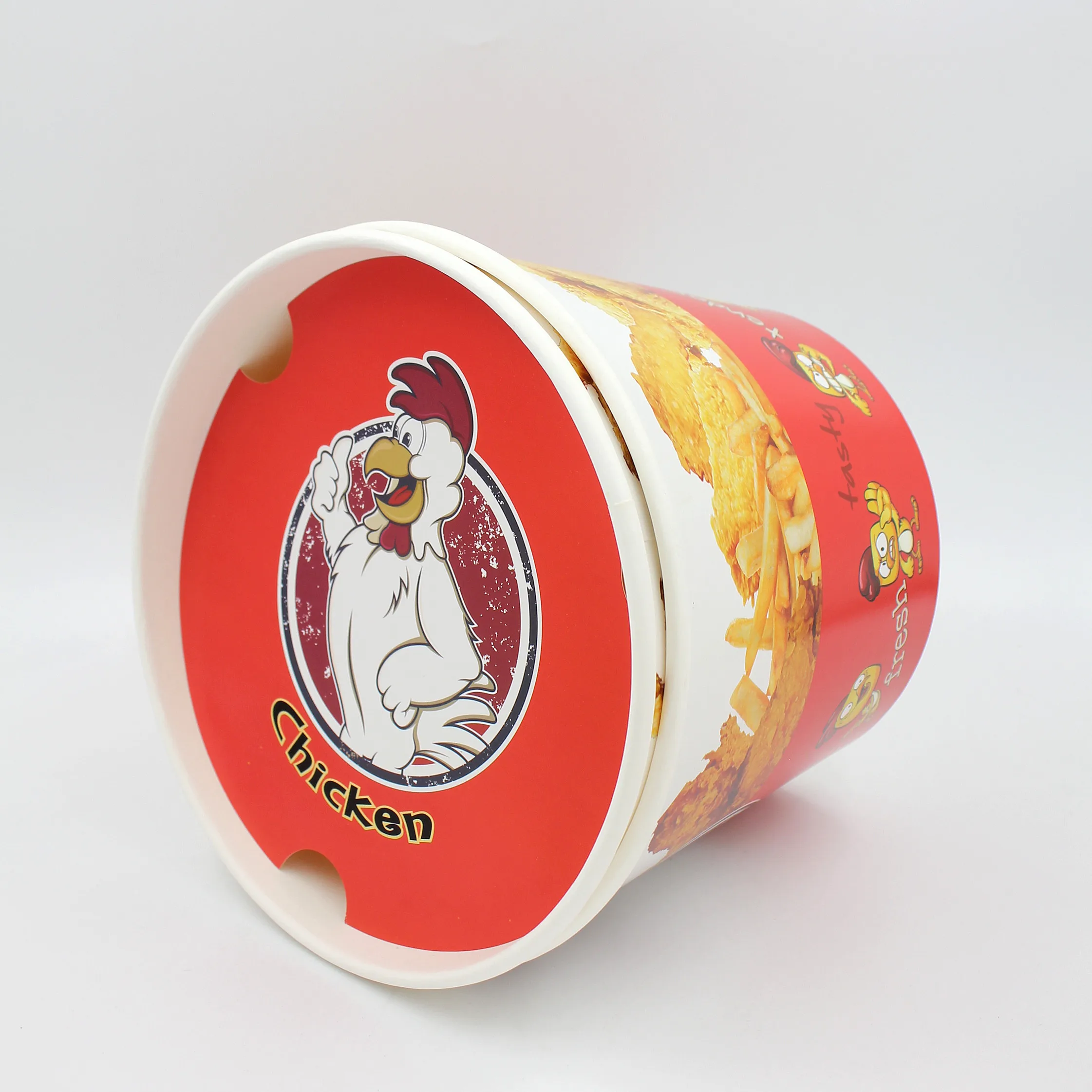 150 унций красивые ведра для жареной курицы с логотипом на заказ ведро KFC крышкой