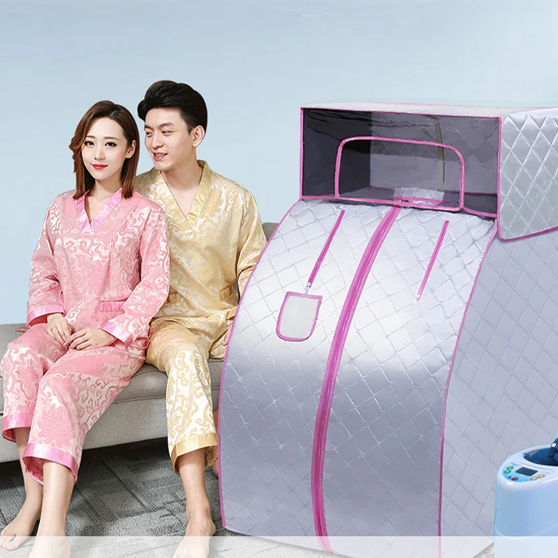 Портативная мини-сауна для дома, Паровая и инфракрасная сауна для похудения, для всего тела, Детокс-терапия, спа-сауна